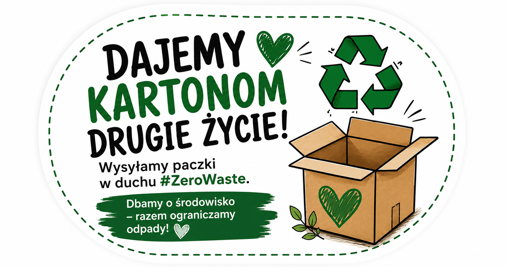 #ZeroWaste w e-commerce – dlaczego wysyłamy paczki w kartonach z odzysku?