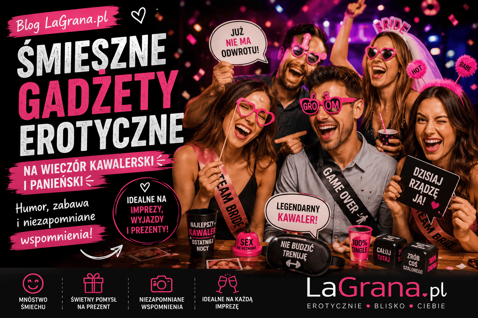 Śmieszne gadżety erotyczne na wieczór kawalerski i panieński – gwarancja dobrej zabawy!