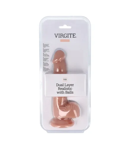 DUAL LAYER REALISTIC WITH BALLS 20CM R28