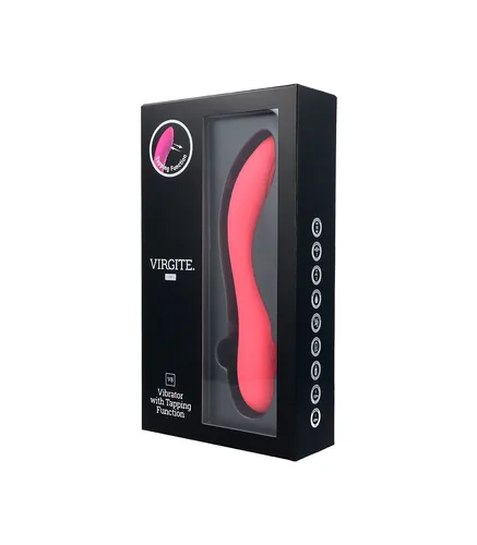 V8 PINK RECHARGEABLE TAPPING VIBRATOR
