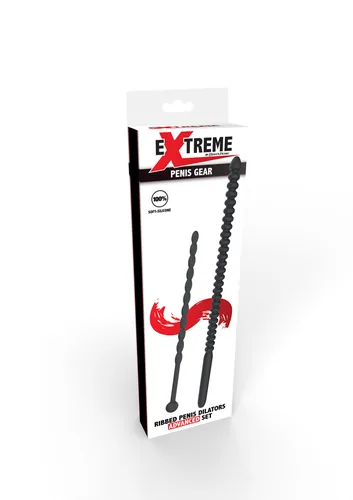 Ribbed Penis Dilator Set 2 pcs