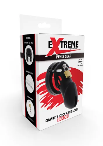 Chastity Cock Cage Silicone Large