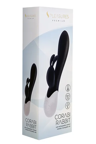 Corabi Rabbit Vibrator Black