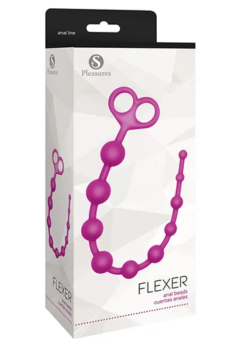 Flexer Anal Beads Plum