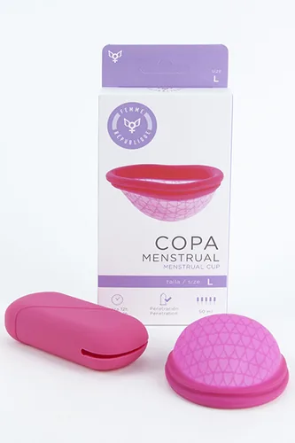 Menstrual Cup Size L - Pink