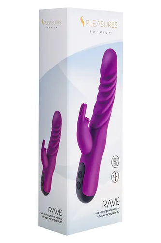 S Pleasures Premium Rave Vibrator Frambuesa