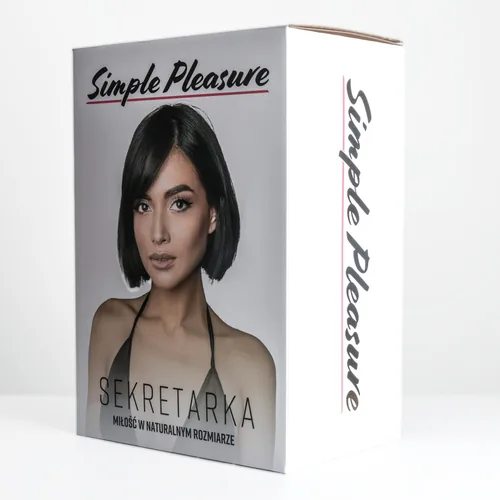Simple Pleasure lalka dmuchana damska  z wibracją sekretarka