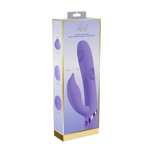 Pallina - G-Spot Vibrating and Tapping Beads Clitoral Stimulator - Lavender