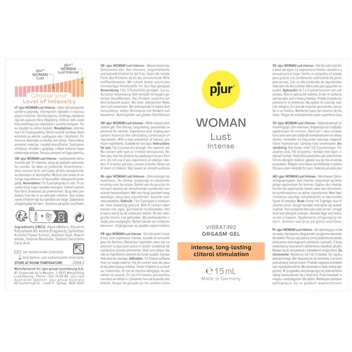 pjur WOMAN Lust Intense - 15 ml