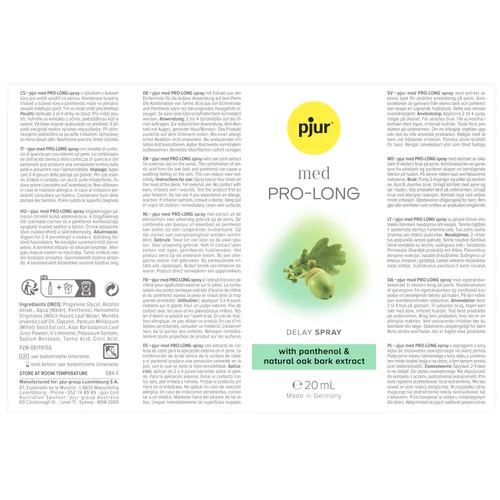 pjur med PRO-LONG spray - 20 ml