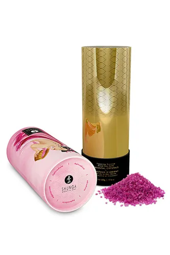 Shunga bath salts oriental crystals lotus flower