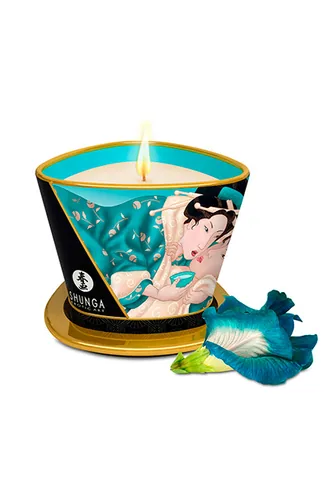 Shunga massage candle sensual island blossoms