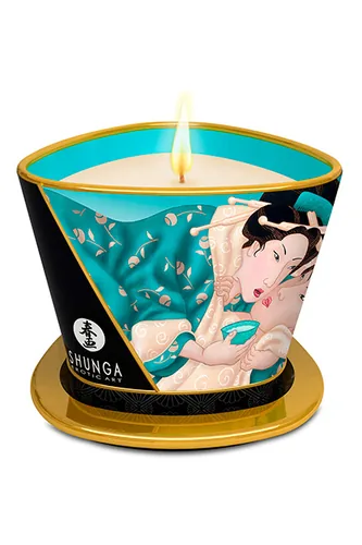 Shunga massage candle sensual island blossoms