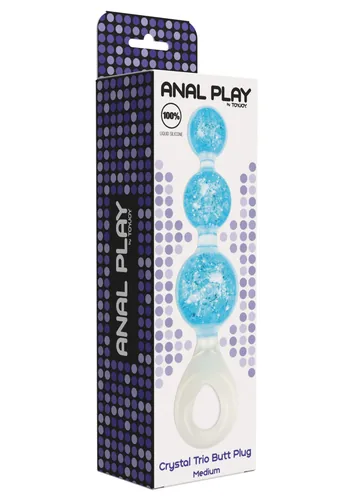 Crystal Trio Butt Plug Medium