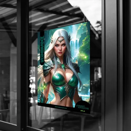 Ayla - Forest Warrior - Poster A2