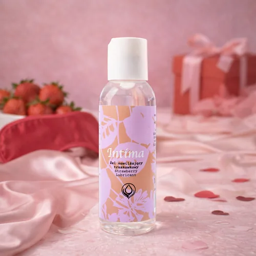 Intima żel nawilżający truskawkowy - strawberry lubricant  - 100 ml