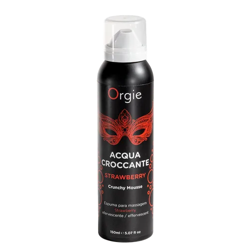 Orgie Acqua Crocante Crunch Massage Mousse Strawberry