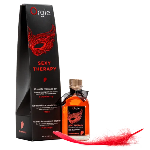 Orgie Sexy Therapy Kissable Massage Set Strawberry