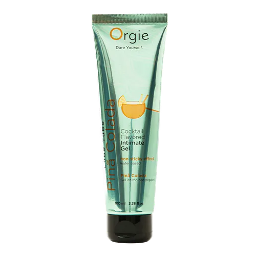 Orgie Lube Tube Cocktail Pina Colada Water-Based Kissable Intimate Gel 100ml