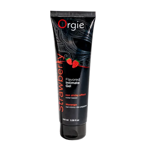 Orgie Lube Tube Strawberry Water-Based Intimate Gel