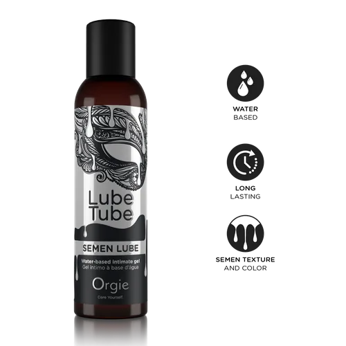 Orgie Lube Tube - Semen Lube Water - Based Intimate Gel