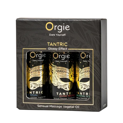Orgie Sensual Massage Vegetal Oil Tantric Mini Size Collection 3 x 30 ml set