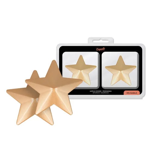 COQUETTE CHIC DESIRE - NIPPLE COVERS GOLDEN STARS