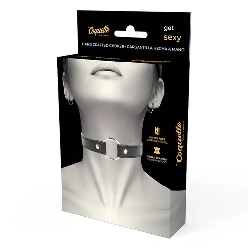 COQUETTE CHIC DESIRE - VEGAN LEATHER NECKLACE WOMAN ACCESSORY