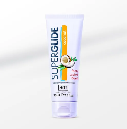 Hot Superglide edible lubricant waterbased - Coconut 75ml