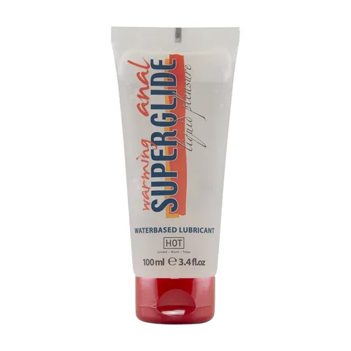 Hot Anal Superglide Warming Liquid Pleasure - waterbased lubricant 100ml