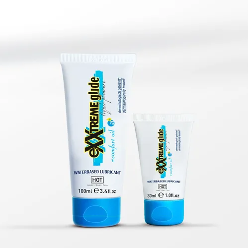 Hot eXXtreme Glide - waterbased lubricant + comfort oil a+ 100ml