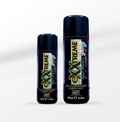 Hot eXXtreme Glide - siliconebased lubricant + comfort oil a+ 50ml