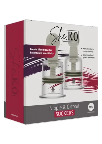 Nipple & Clitoral Suckers M/L