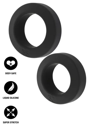 Double Stackers C-Rings 2 Pcs Set