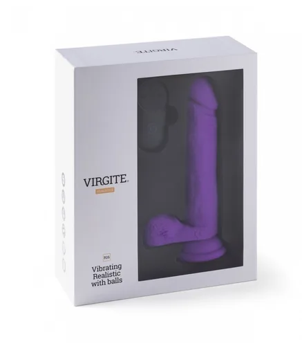 REALISTIC VIBRATOR "R16" PURPLE 16 CM
W/