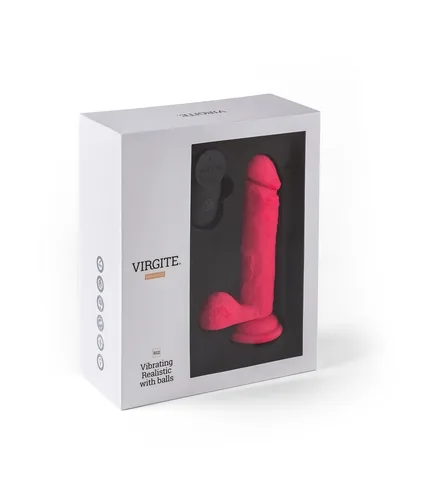 REALISTIC VIBRATOR "R12" PINK 14.4CM W/