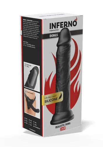 Realistic Dong Liquid Silicone 23 cm