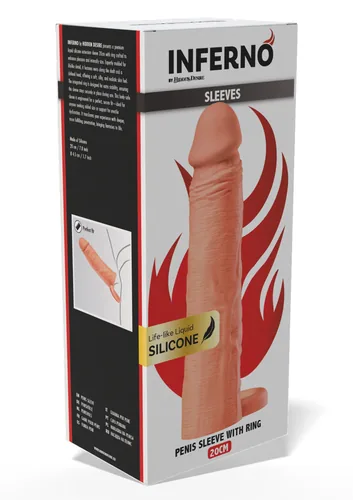 Penis Sleeve Liquid Silicone Ring 20 cm