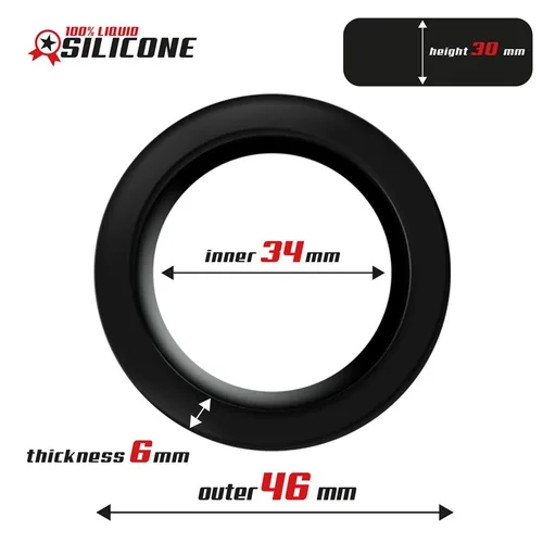 Liquid Silicone Cock Ring 3.4 cm