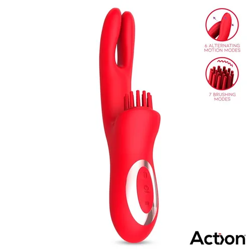 Bilma Vibe with Brushing Clit Stimulator and Alternating Function