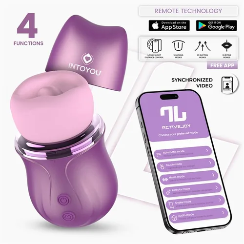 Suvi Stimulator with Licking, Biting, Suction and Vibration USB-C with APP
