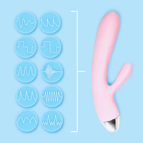 Velvet Touch wibrator silikonowy typ króliczek ładowany usb różowy