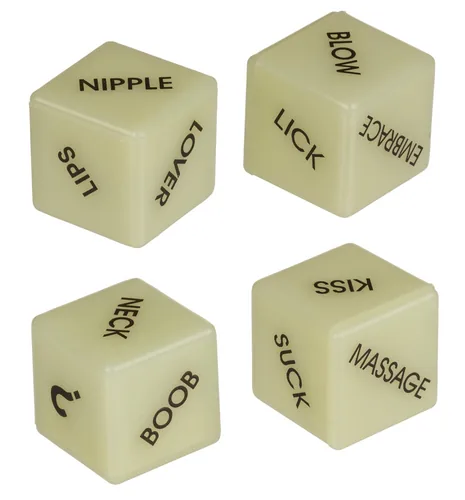 Dice "Glow-in-the-dark" Engl.