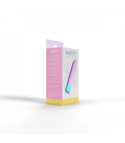 BALY RECHARGEABLE VIBRATING BULLET 10 INTENSITIES LILAC